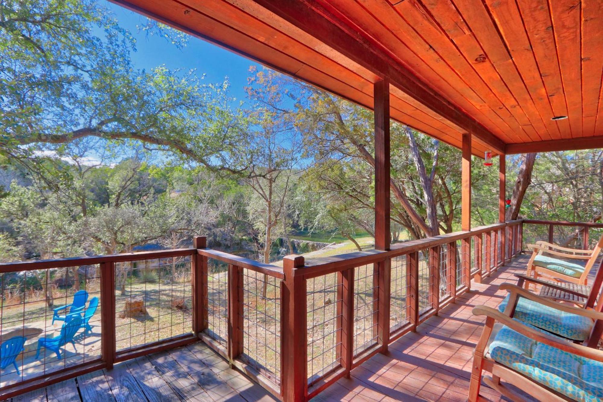 Falls Log Home Wimberley Luaran gambar