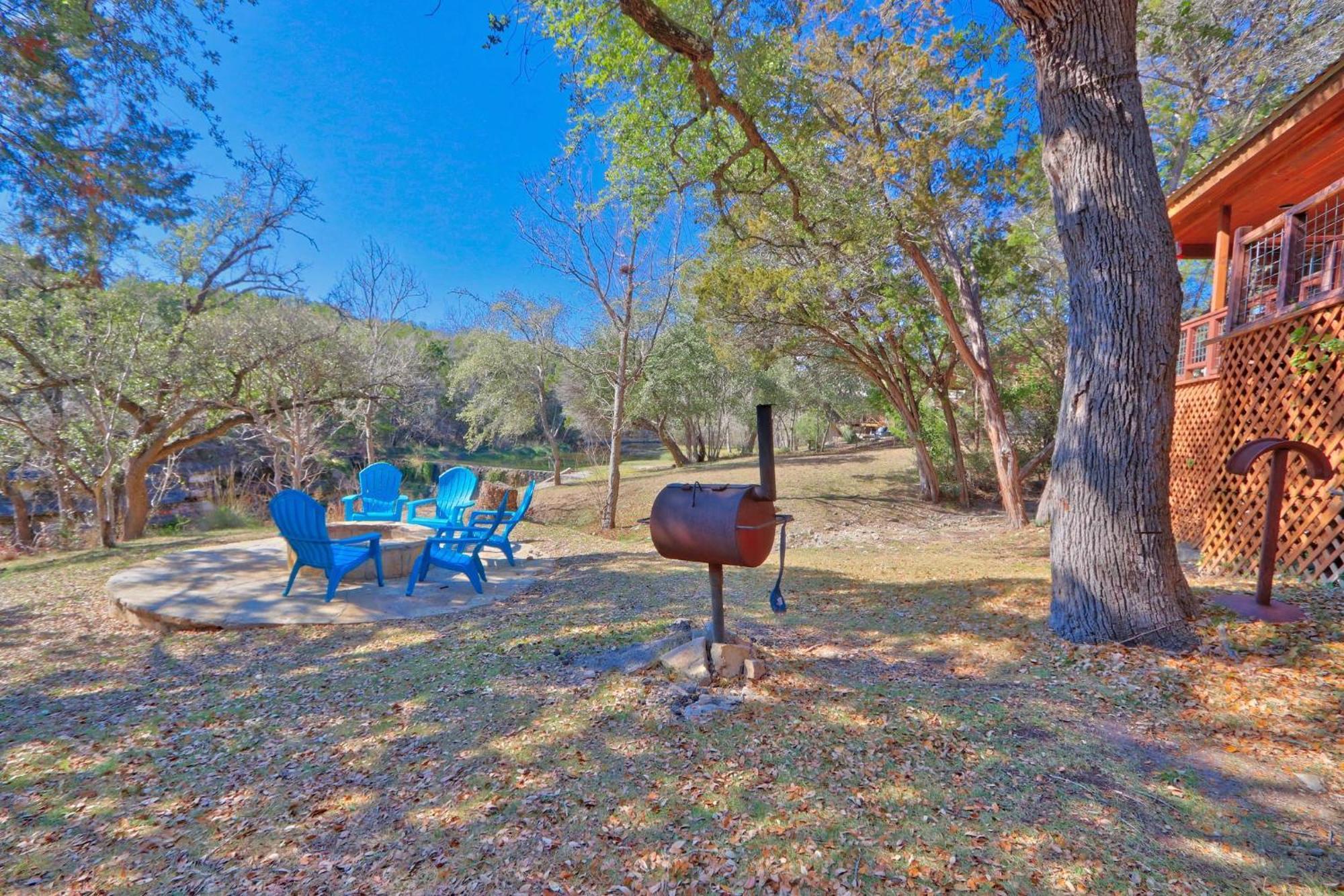 Falls Log Home Wimberley Luaran gambar