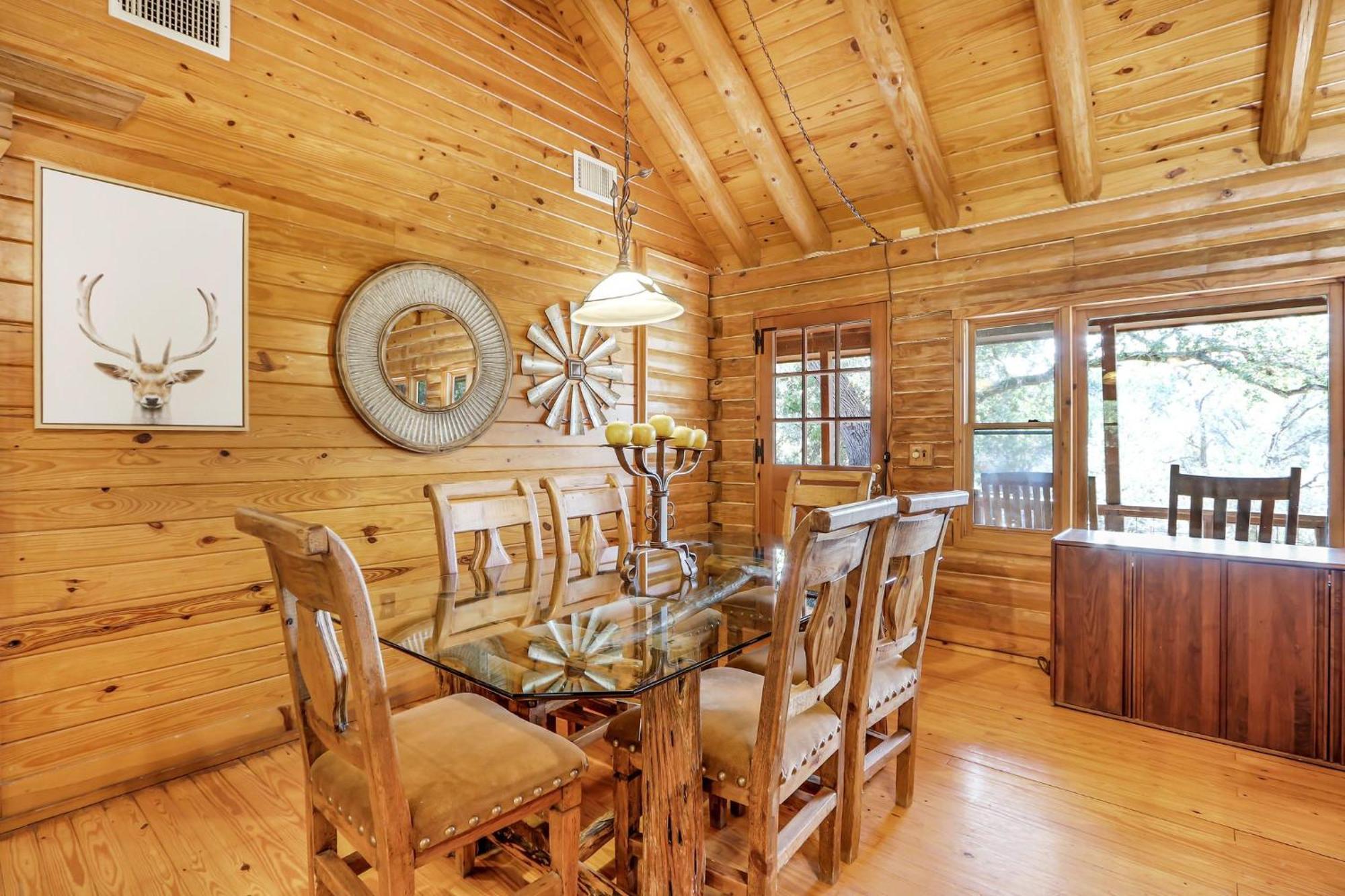 Falls Log Home Wimberley Luaran gambar