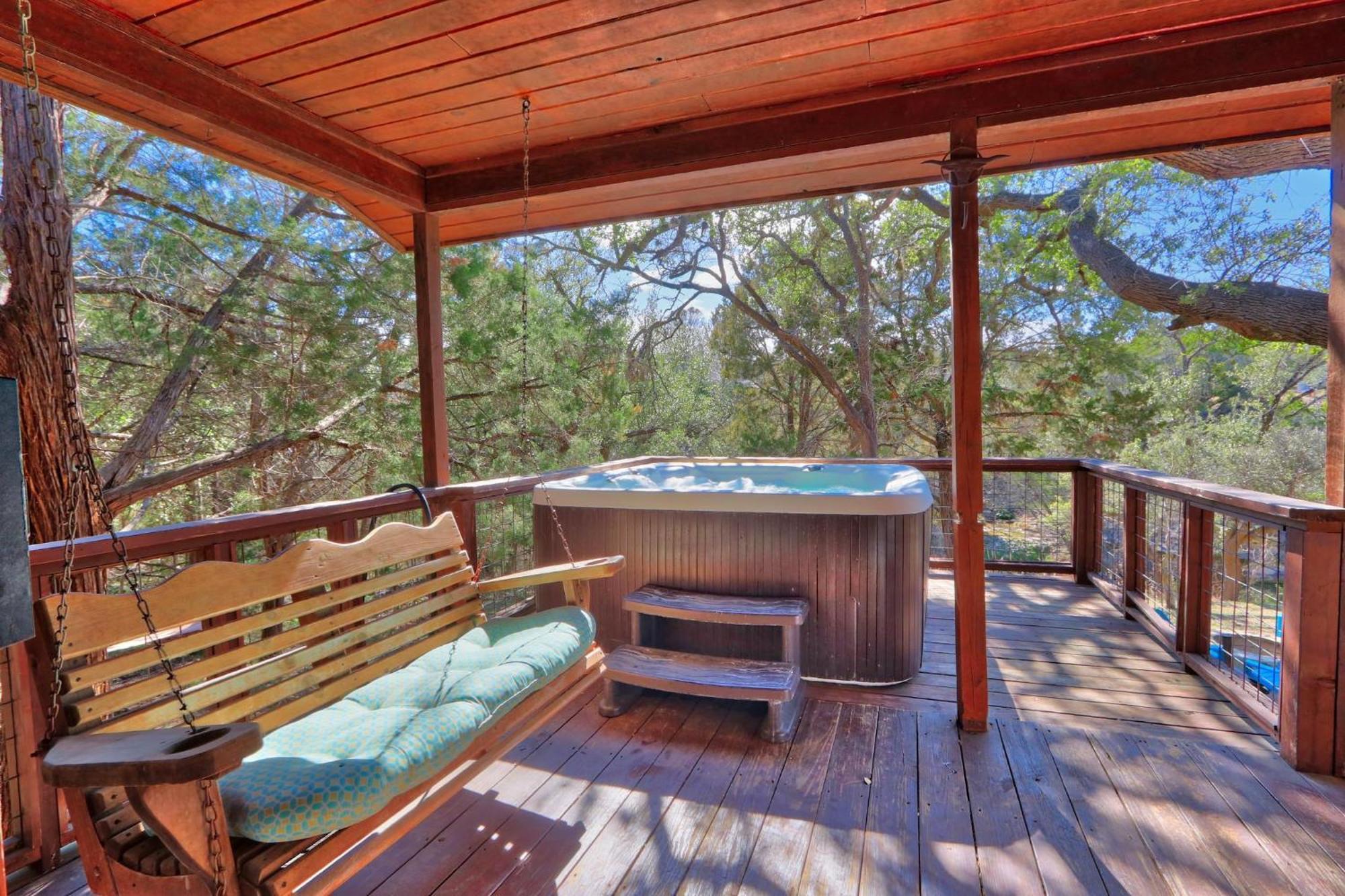 Falls Log Home Wimberley Luaran gambar